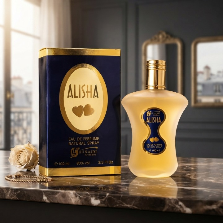 Alisha Blue Perfume 100ml Is A Classic Fragrance Designed To Inspire Elegance And Confidence