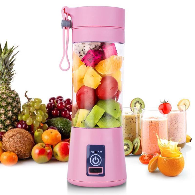 Portable Blender - Rechargeable Personal Smoothie Maker Electric USB Juicer Cup Compact Lightweight Travel Bottles For Shakes And Smoothies | 380ml
